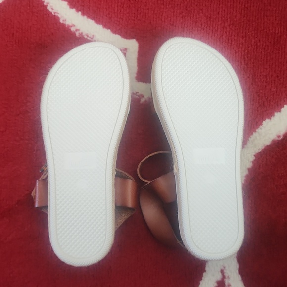 MIA Claudette Espadrille Platform Sandal Cognac Brown - Picture 2 of 2